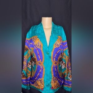 Vintage Adriana Papell Silk Blouse